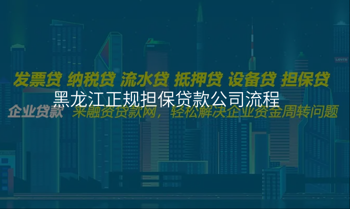 黑龙江正规担保贷款公司流程