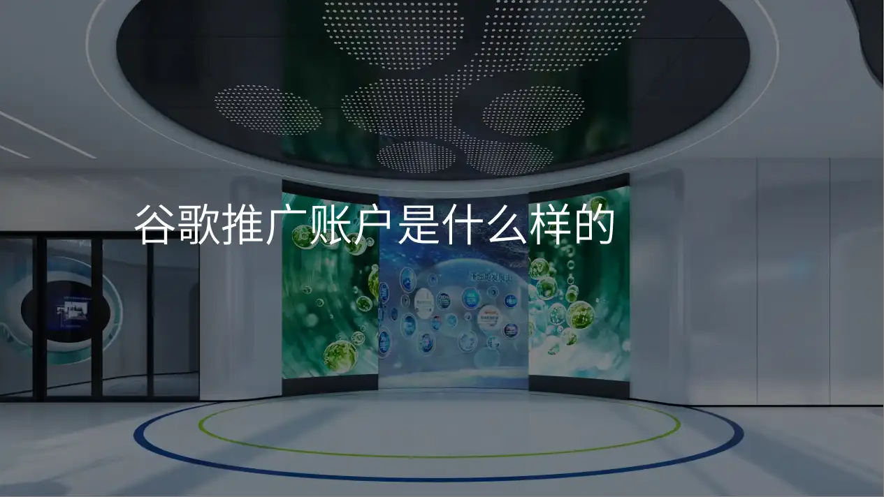 谷歌推广账户是什么样的