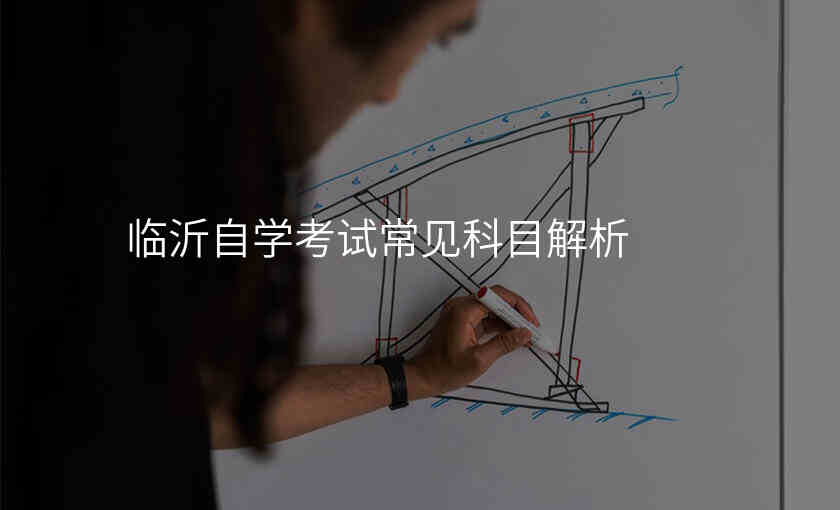 临沂自学考试常见科目解析