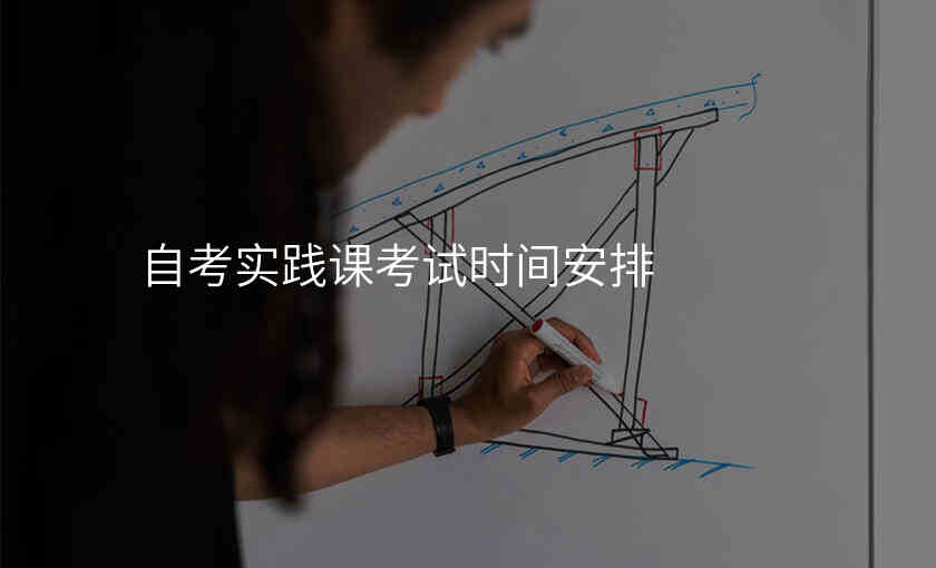 自考实践课考试时间安排