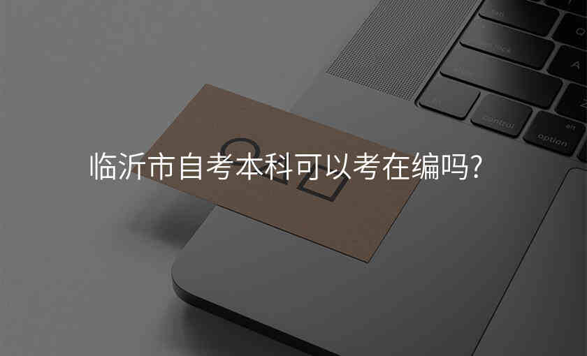 临沂市自考本科可以考在编吗?