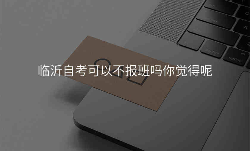 临沂自考可以不报班吗你觉得呢