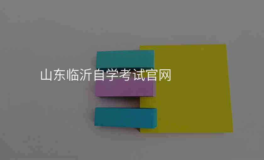 山东临沂自学考试官网