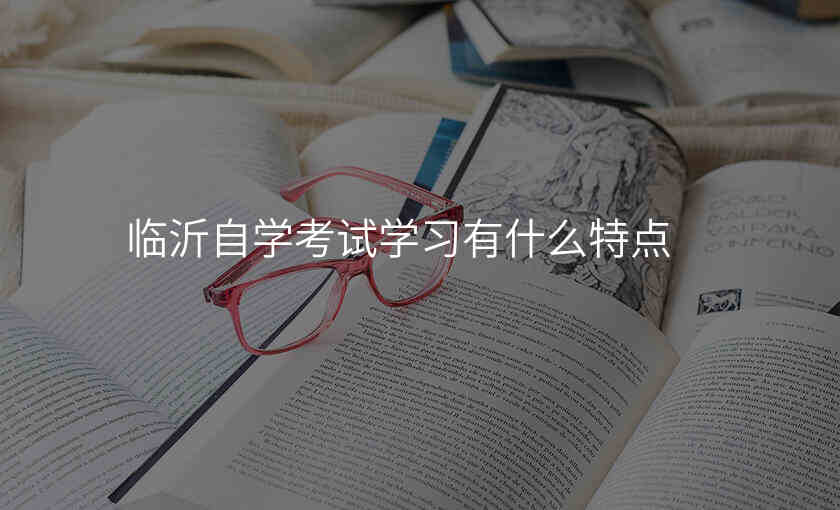 临沂自学考试学习有什么特点