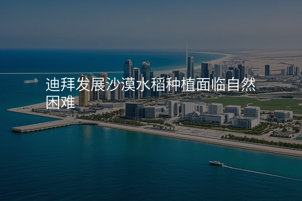 迪拜发展沙漠水稻种植面临自然困难