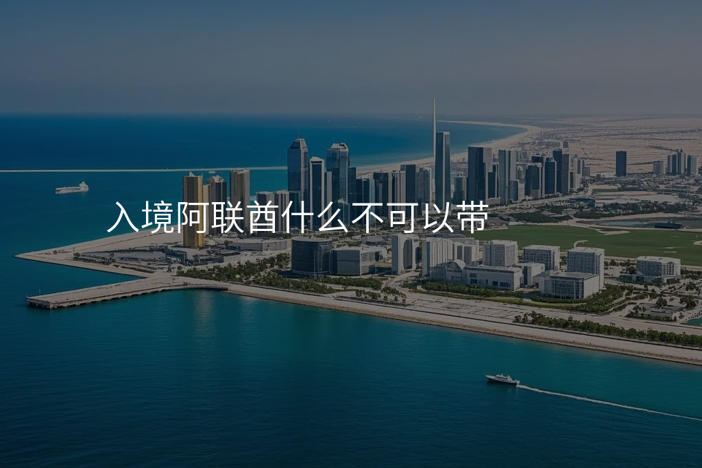 入境阿联酋什么不可以带