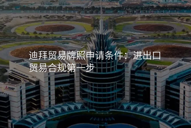迪拜贸易牌照申请条件:进出口贸易合规第一步