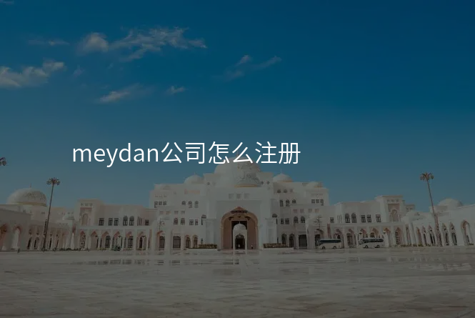meydan公司怎么注册