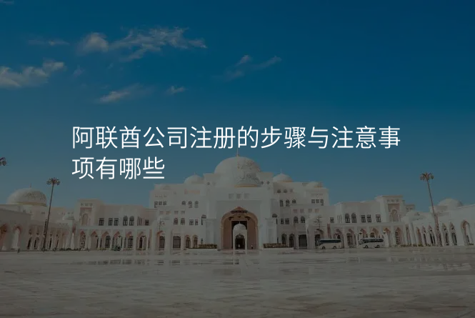 阿联酋公司注册的步骤与注意事项有哪些