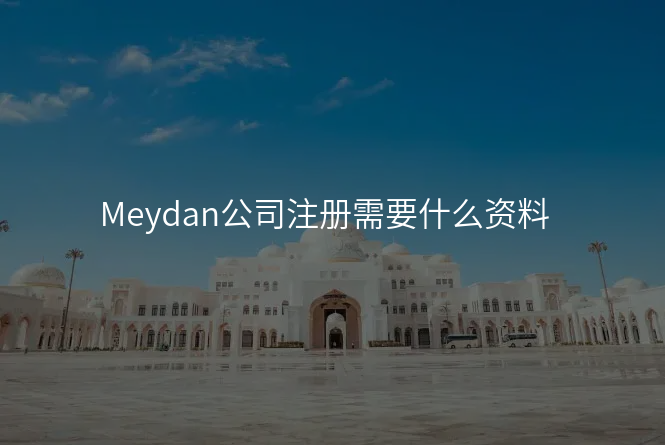 Meydan公司注册需要什么资料