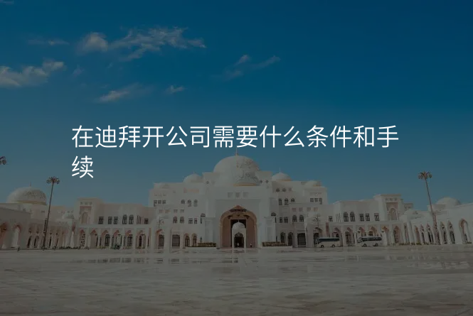 在迪拜开公司需要什么条件和手续