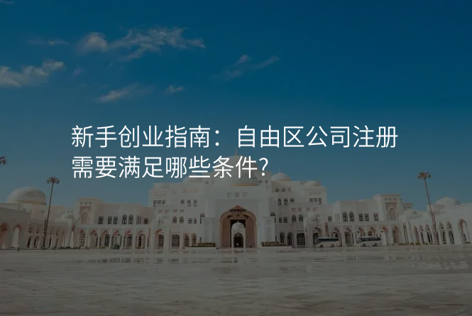 新手创业指南:自由区公司注册需要满足哪些条件?