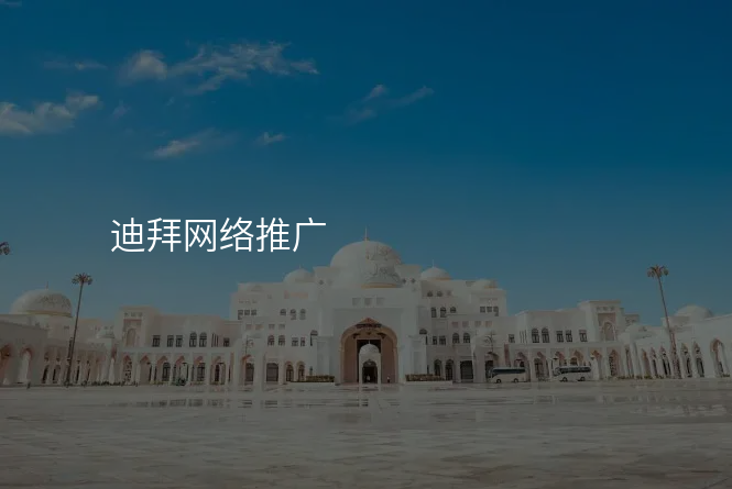 迪拜网络推广
