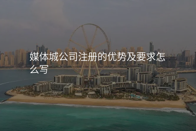 媒体城公司注册的优势及要求怎么写