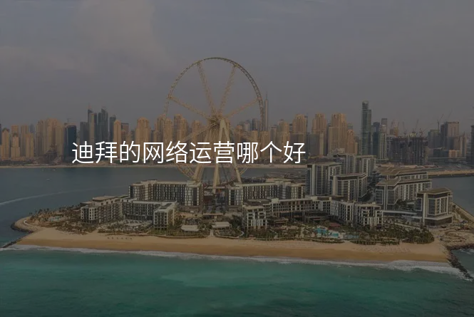 迪拜的网络运营哪个好