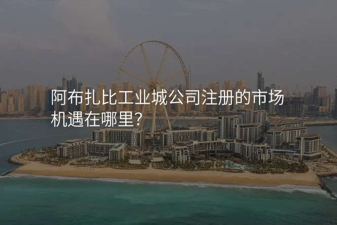 阿布扎比工业城公司注册的市场机遇在哪里?