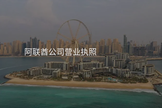 阿联酋公司营业执照