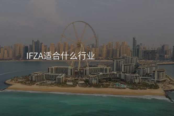 IFZA适合什么行业