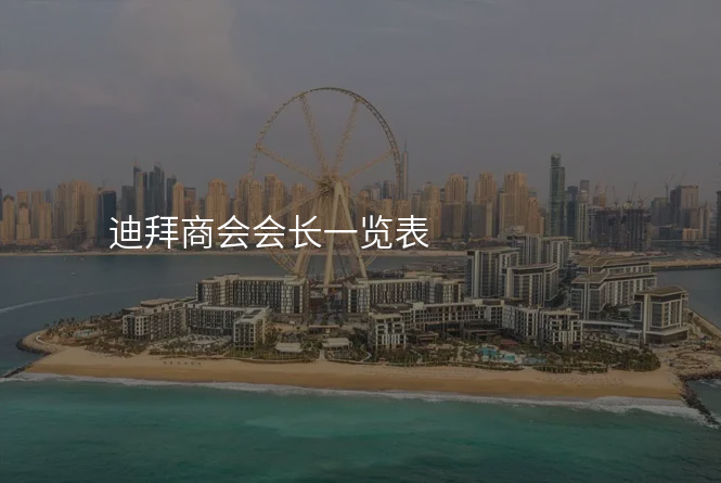 迪拜商会会长一览表