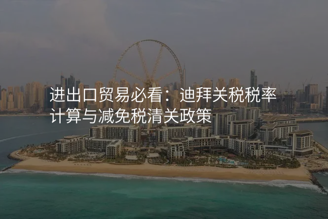 进出口贸易必看:迪拜关税税率计算与减免税清关政策