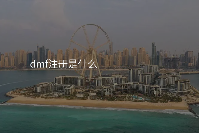 dmf注册是什么
