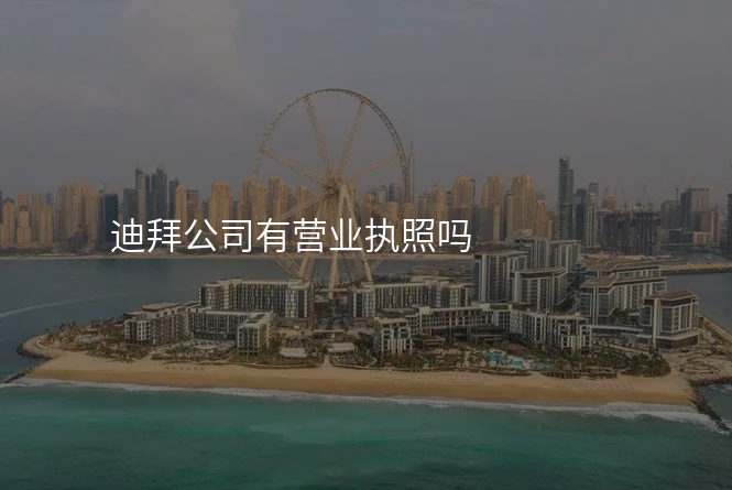 迪拜公司有营业执照吗