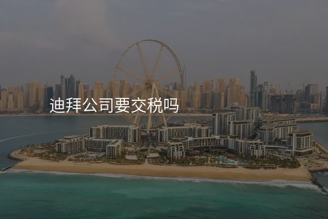 迪拜公司要交税吗
