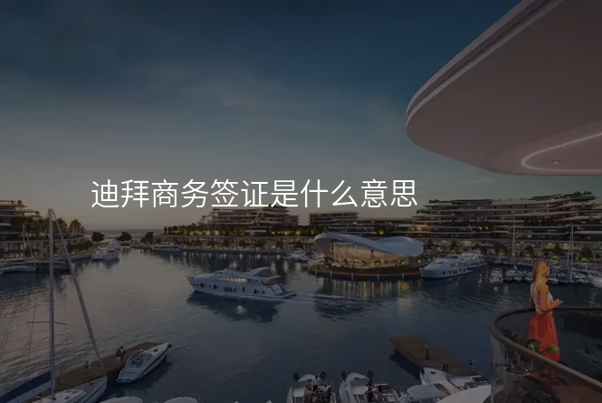 迪拜商务签证是什么意思