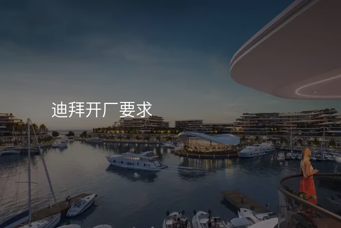 迪拜开厂要求