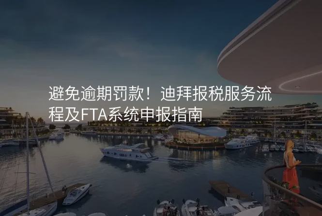 避免逾期罚款!迪拜报税服务流程及FTA系统申报指南