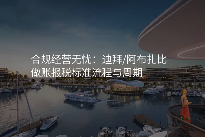 合规经营无忧:迪拜/阿布扎比做账报税标准流程与周期