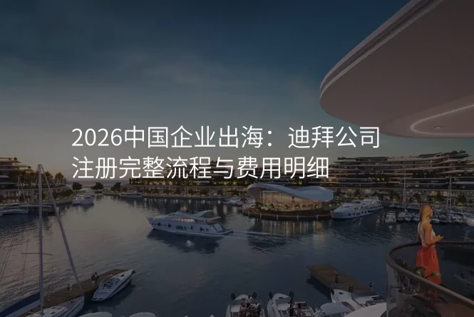 2026中国企业出海:迪拜公司注册完整流程与费用明细