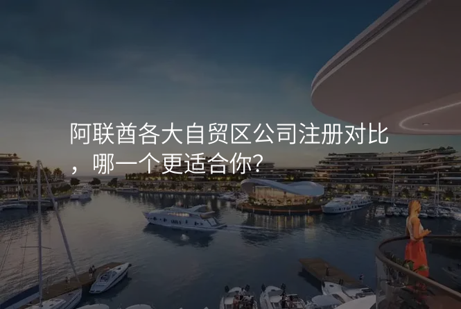 阿联酋各大自贸区公司注册对比,哪一个更适合你?
