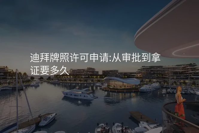 迪拜牌照许可申请:从审批到拿证要多久