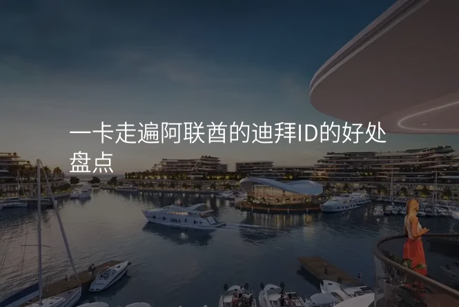 一卡走遍阿联酋的迪拜ID的好处盘点