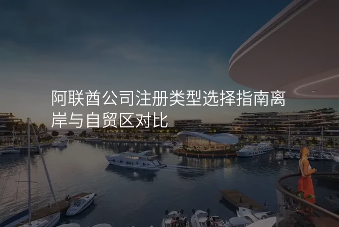 阿联酋公司注册类型选择指南离岸与自贸区对比