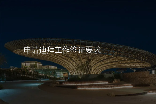 申请迪拜工作签证要求