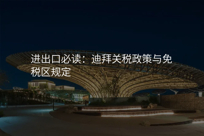 进出口必读:迪拜关税政策与免税区规定