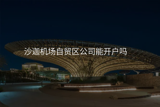 沙迦机场自贸区公司能开户吗