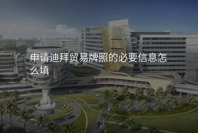 申请迪拜贸易牌照的必要信息怎么填