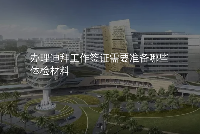 办理迪拜工作签证需要准备哪些体检材料