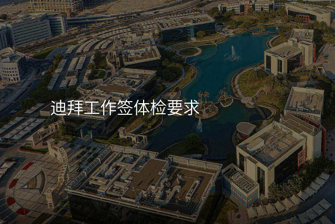 迪拜工作签体检要求