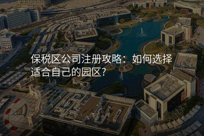 保税区公司注册攻略:如何选择适合自己的园区?