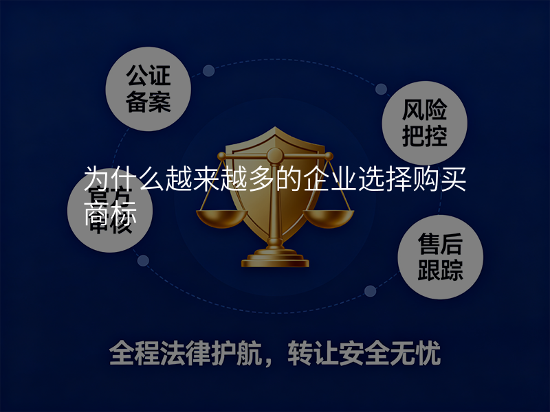 为什么越来越多的企业选择购买商标 为什么越来越多的企业选择购买商标