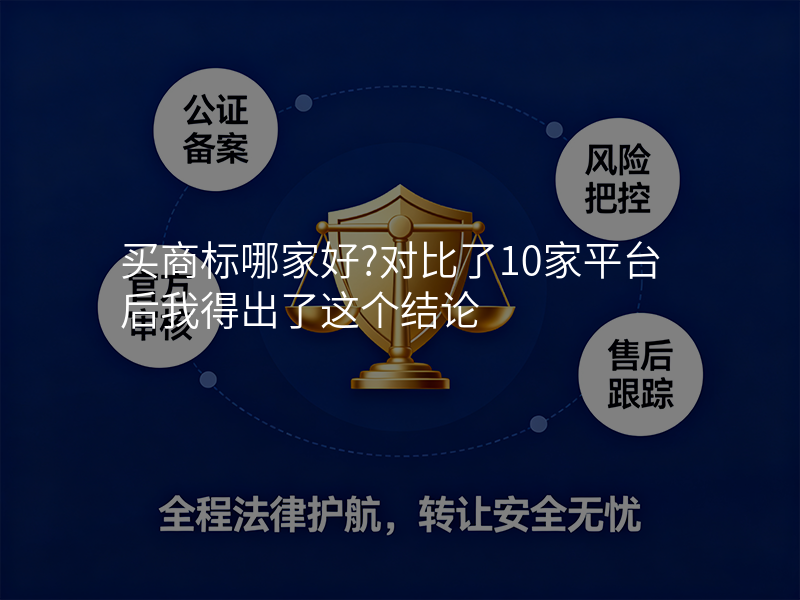 买商标哪家好?对比了10家平台后我得出了这个结论 买商标哪家好?对比了10家平台后我得出了这个结论