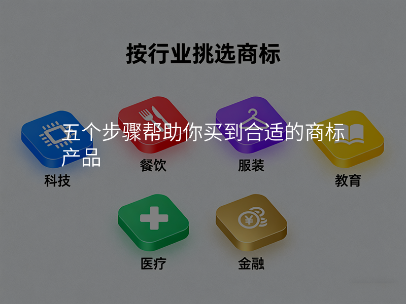 五个步骤帮助你买到合适的商标产品