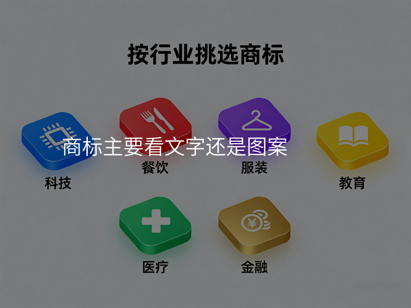 商标主要看文字还是图案