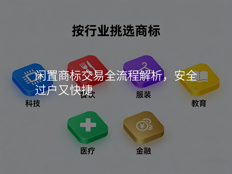 闲置商标交易全流程解析,安全过户又快捷