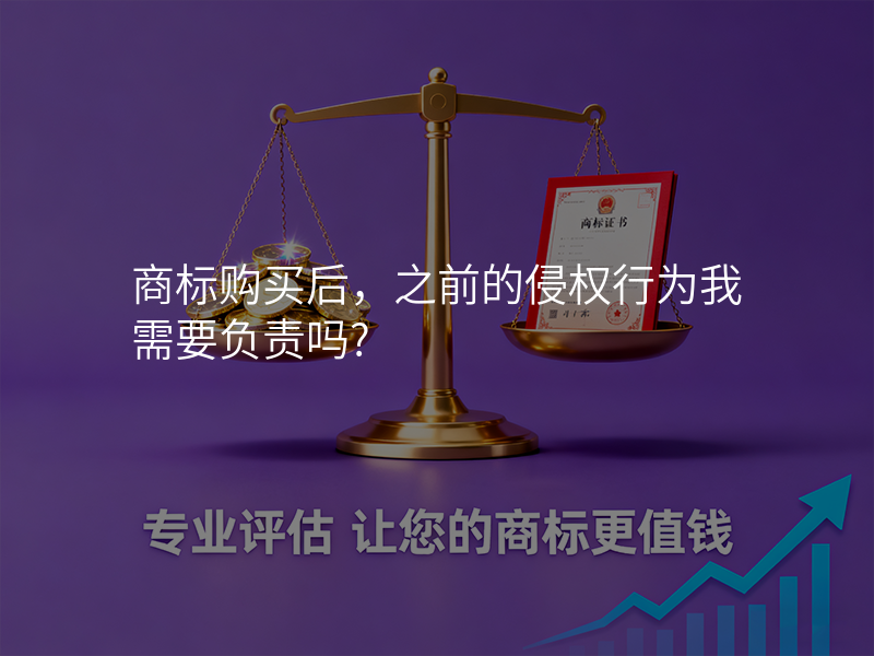 商标购买后,之前的侵权行为我需要负责吗? 商标购买后,之前的侵权行为我需要负责吗?