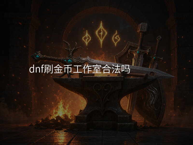 dnf刷金币工作室合法吗